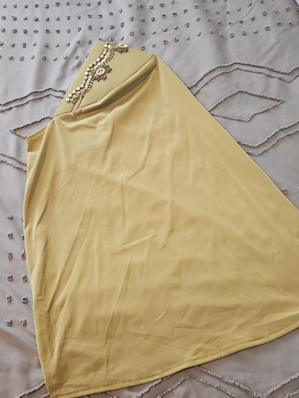 BRAND NEW ** Yellow/Green No Pin Hijab